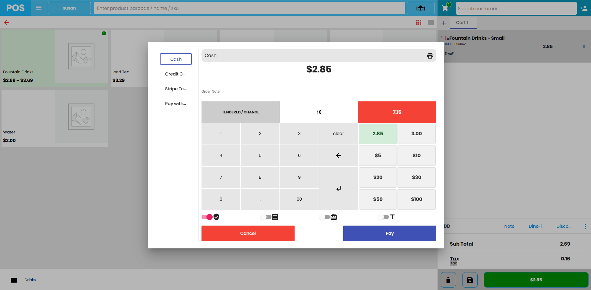 Maanaak Interface · POS Terminal