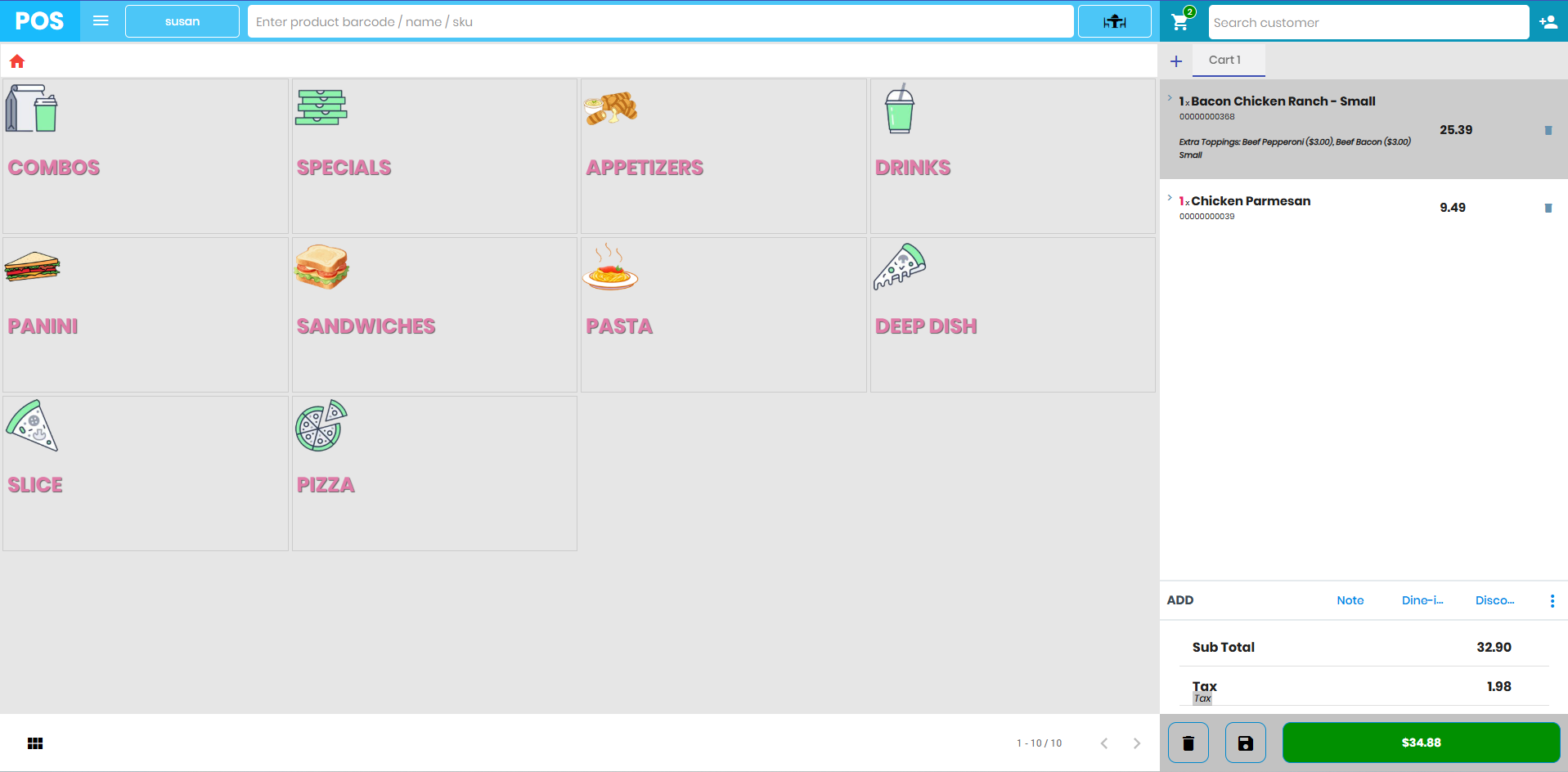 Maanaak Interface · Payment Screen